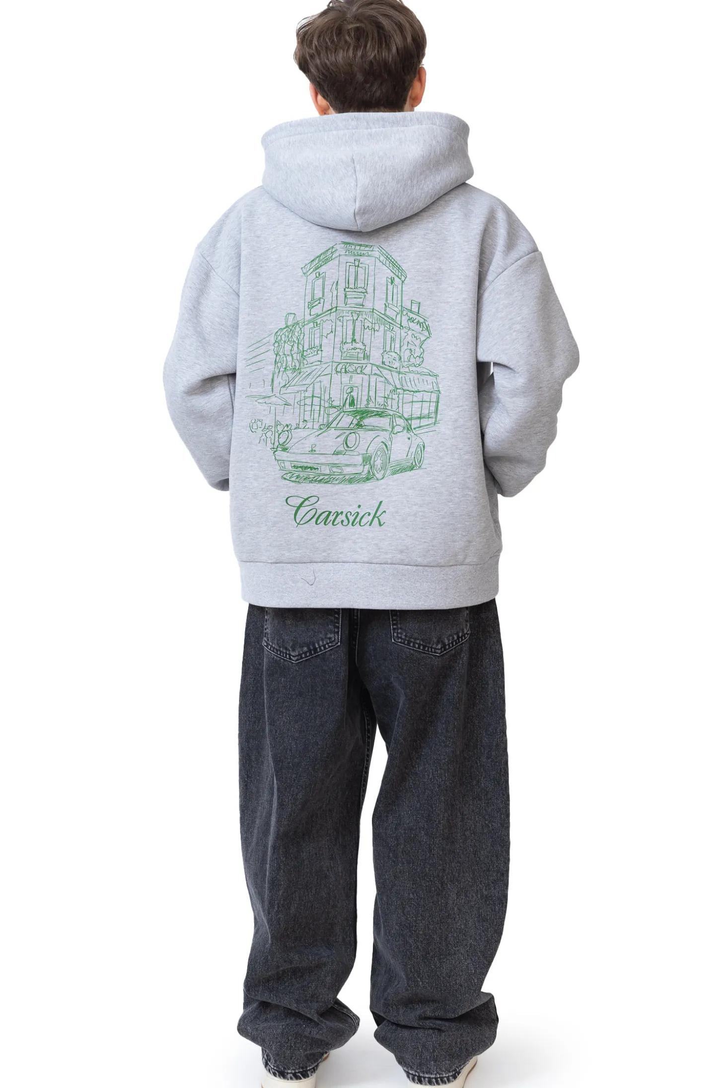 Bluza Z Kapturem Carsick CAFFÉ
