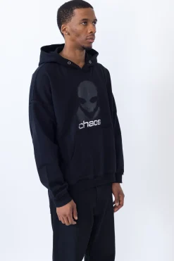 Bluza Z Kapturem Chaos Alien Distressed