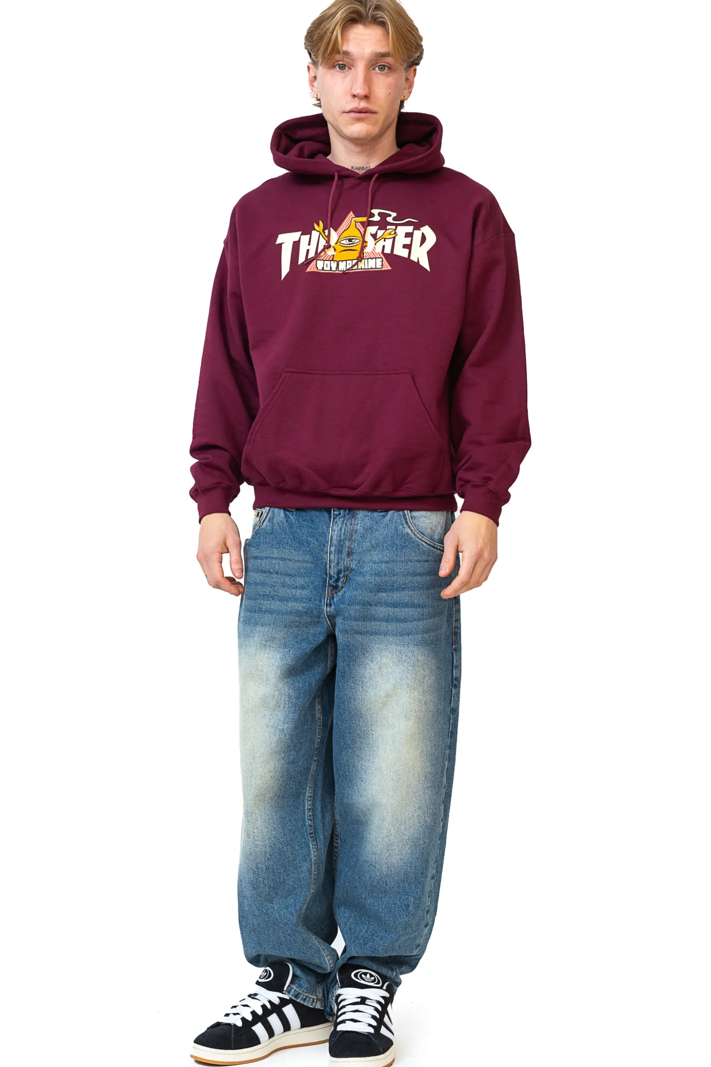 Bluza Z Kapturem Thrasher x Toy Machine Vortex